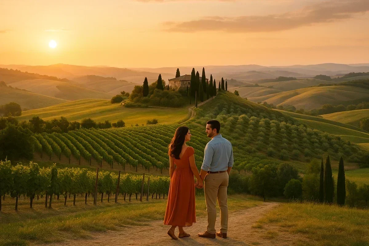 Rustic Tuscany Couple Escape