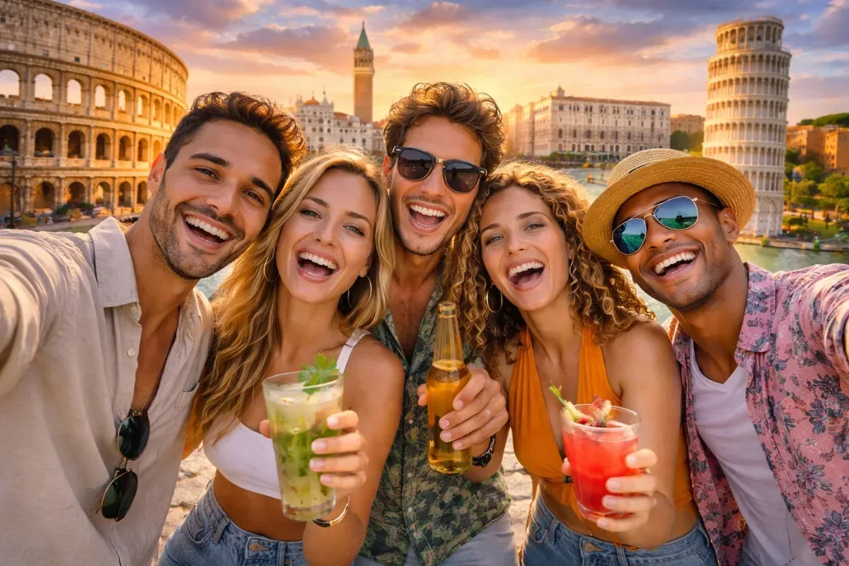 Vibrant Italy Friends Escape