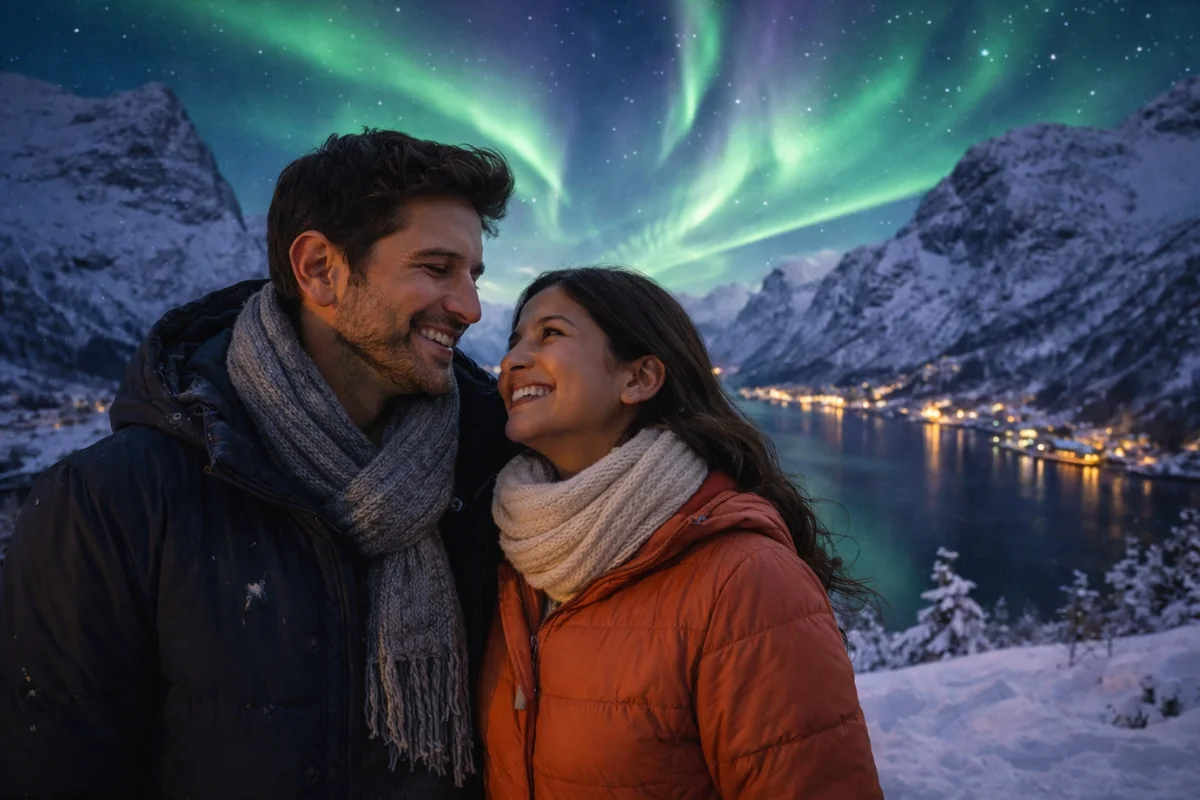 Norway Fjords Northern Lights