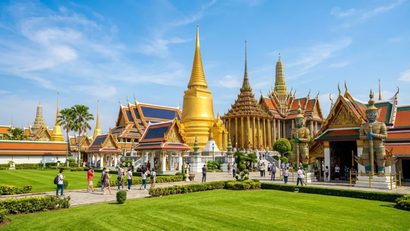 Grand Palace and Wat Phra Kaew in Bangkok