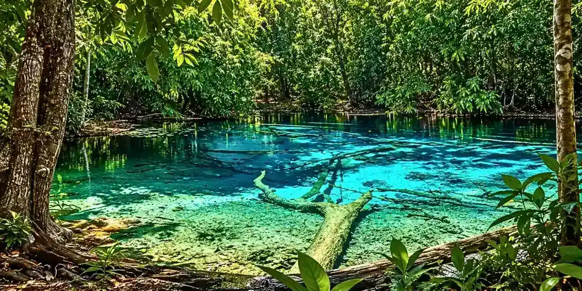 Emerald Pool and Hot Springs nature tour from Krabi