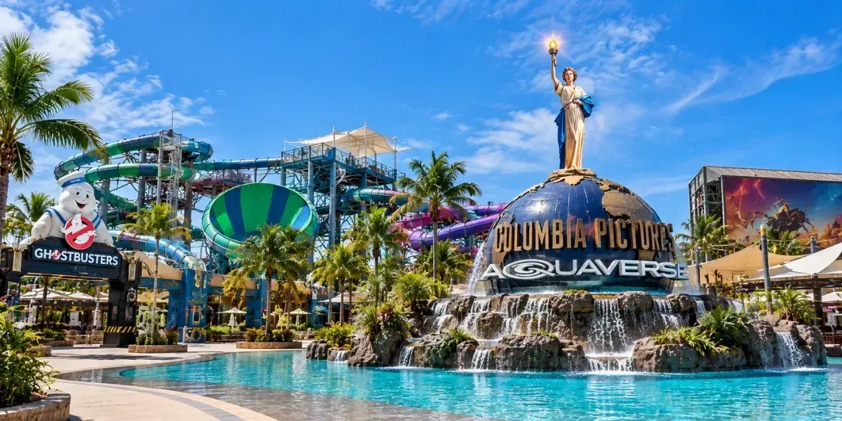 Columbia Pictures Aquaverse movie themed water park Pattaya