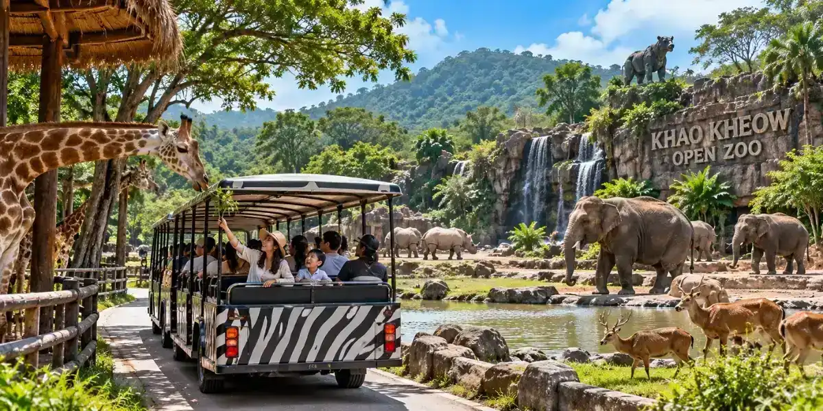 Khao Kheow Open Zoo pygmy hippo and wildlife Pattaya