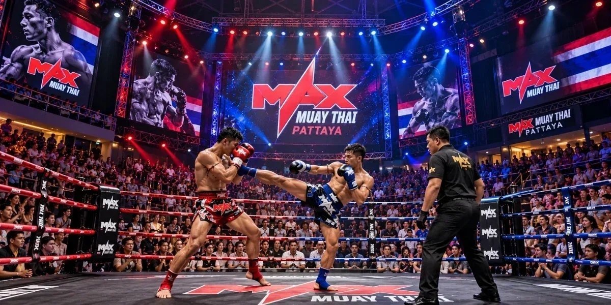 Max Muay Thai Stadium live boxing bout Pattaya