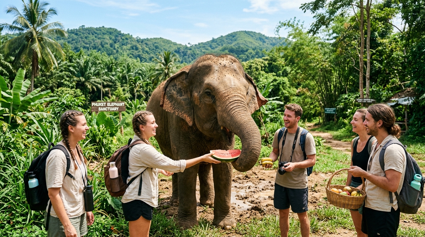 Ethical Elephant Sanctuary encounter Phuket