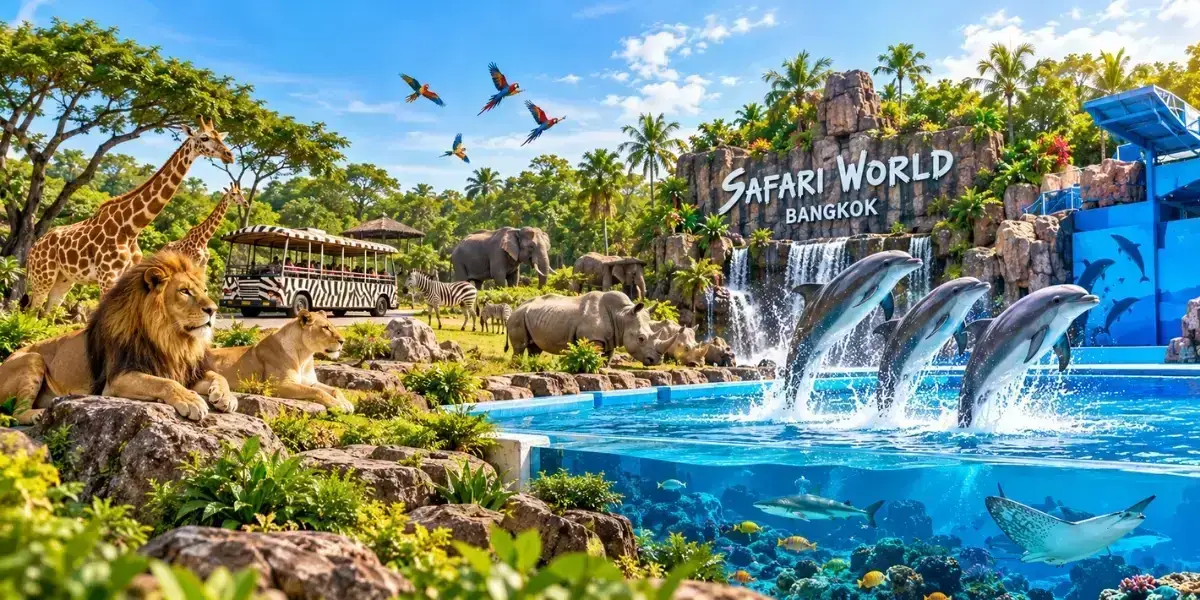 Thailand sightseeing, theme parks and attractions